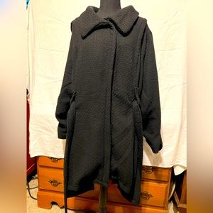Steve Madden Classic Black Pea Coat